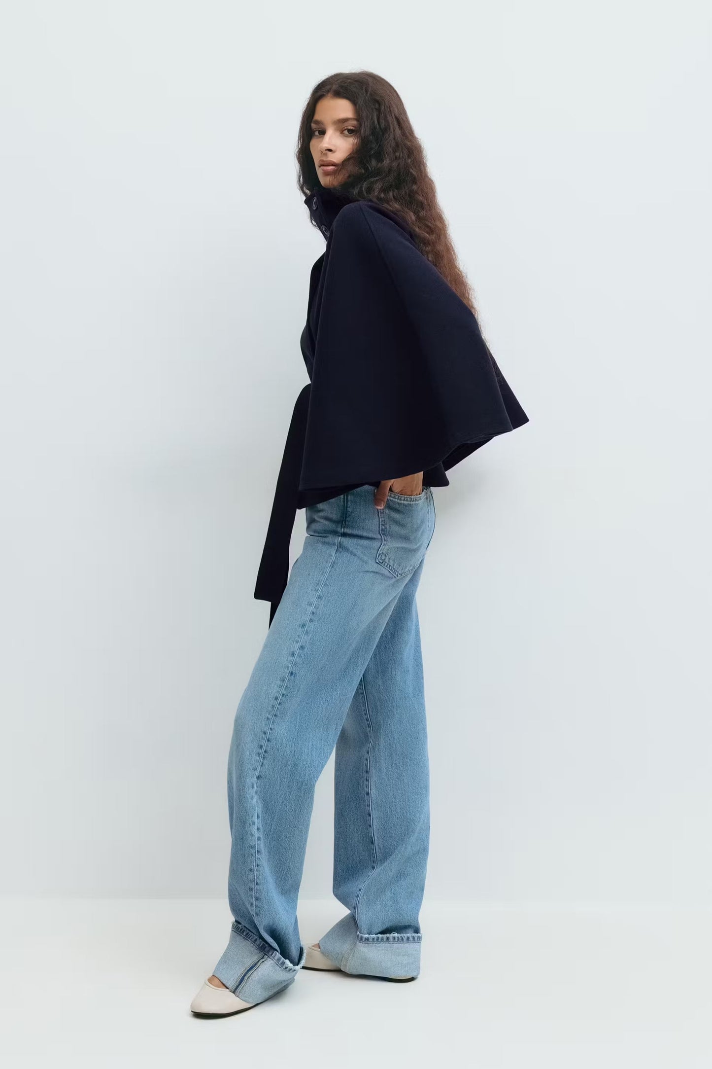 Belt-Cape Jacke