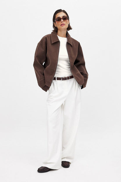 Soft Suede Jacke