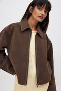 Soft Suede Jacke