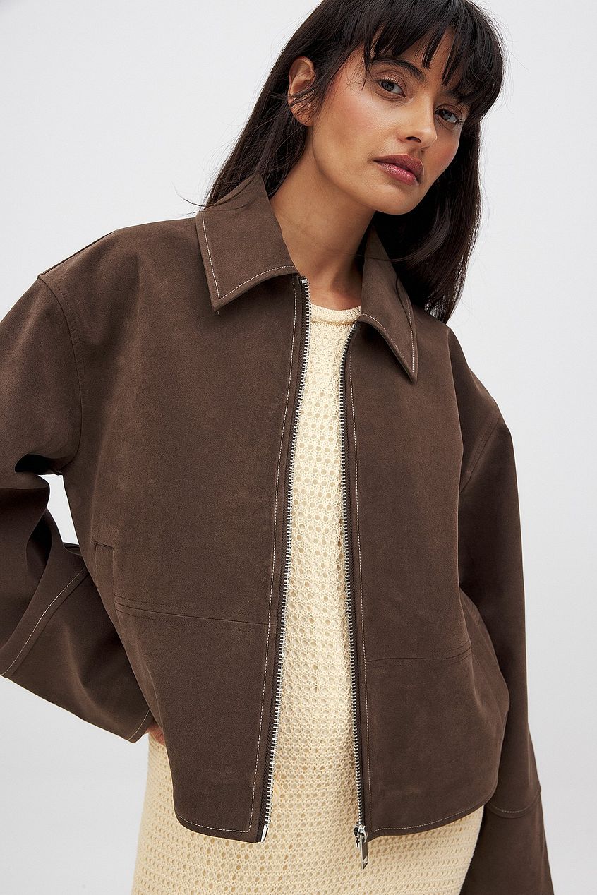 Soft Suede Jacke