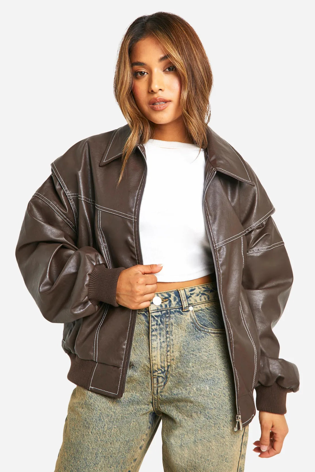 Lederjacke