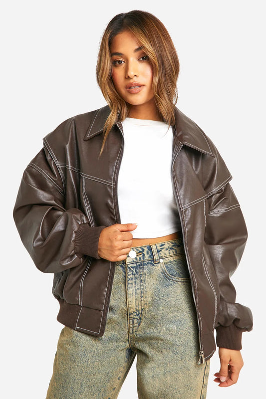 Lederjacke