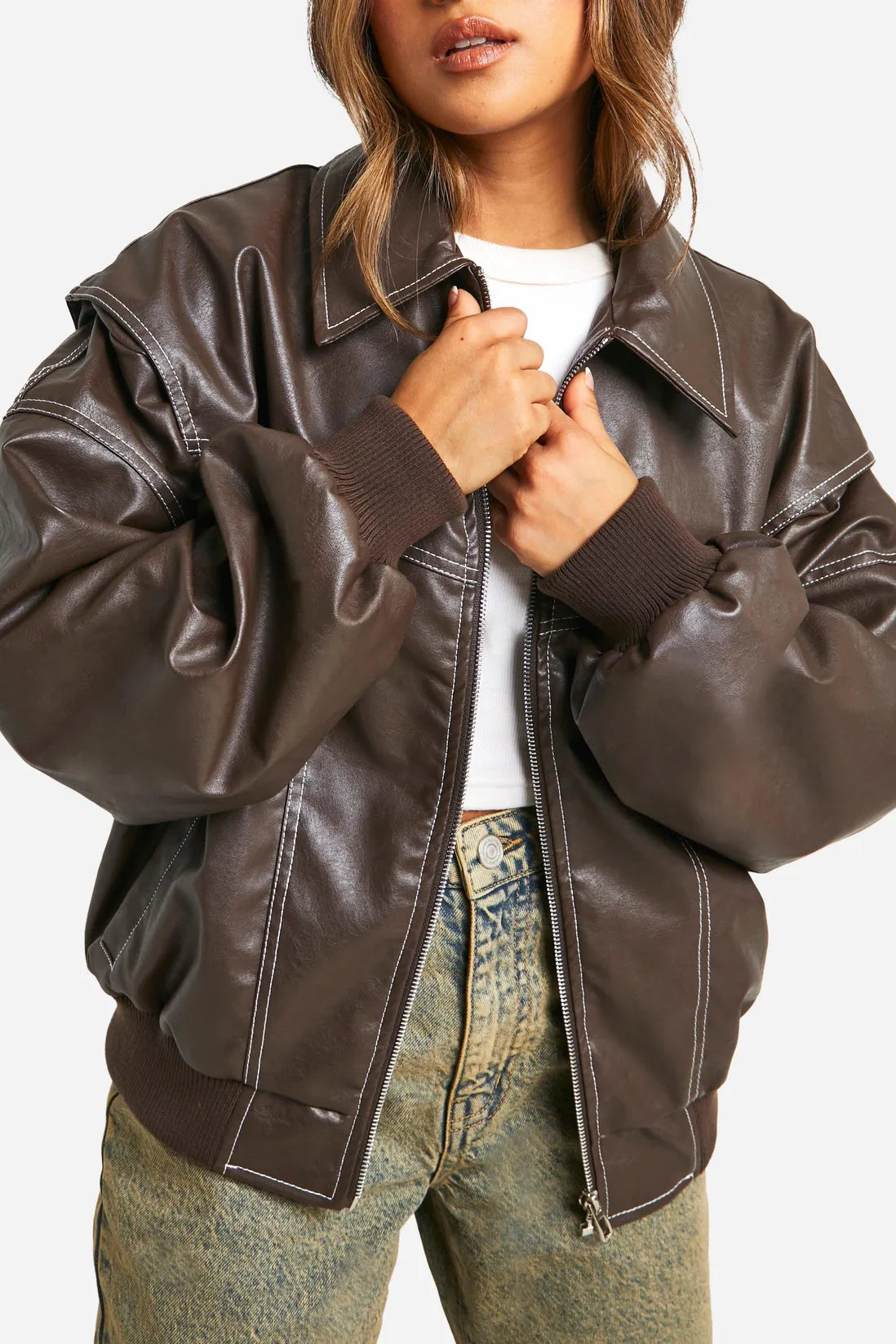 Lederjacke