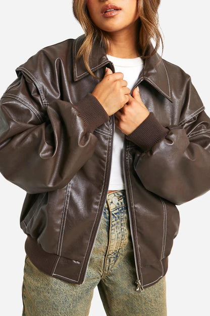 Lederjacke